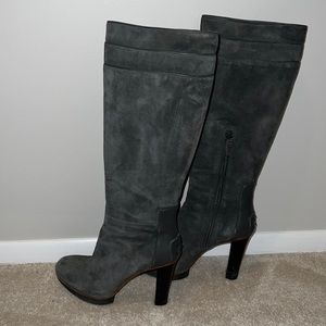 Tod’s Gray Suede Boots size 38.5